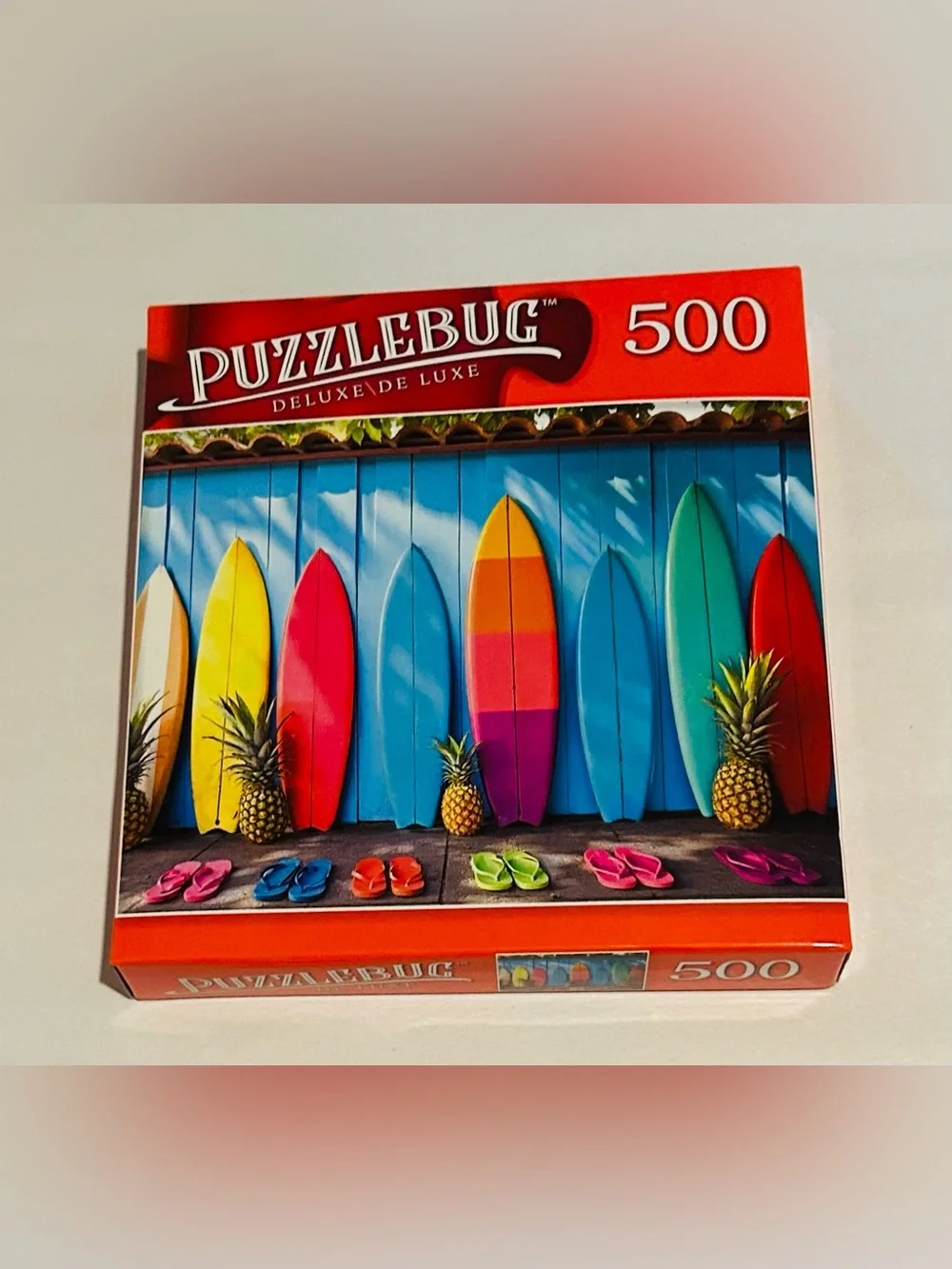 New “Colorful Surfboards and Flip Flops” Puzzle 500 Pieces Puzzlebug Deluxe